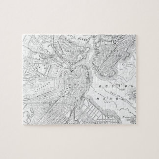 Puzzle Mapa de época de Boston (1878)