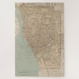 Puzzle Mapa de época de búfalo NY (1895)
