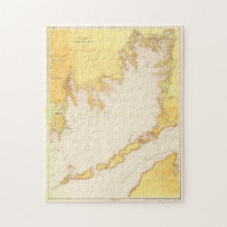 Puzzle Mapa de época de Buzzards Bay (1933)