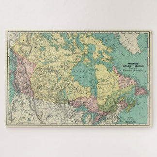 Puzzle Mapa de época de Canadá (1897)