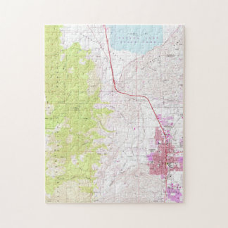 Puzzle Mapa de época de Carson City & Washoe Lake NV (196