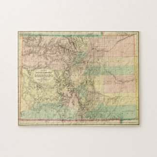 Puzzle Mapa de época de Colorado (1872)