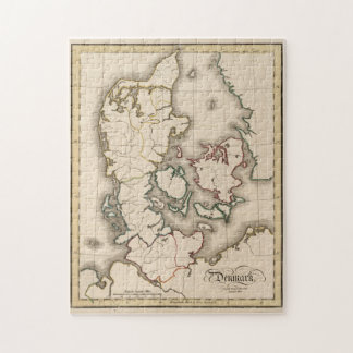 Puzzle Mapa de época de Dinamarca (1815)