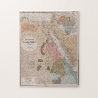 Puzzle Mapa de época de Egipto (1856)