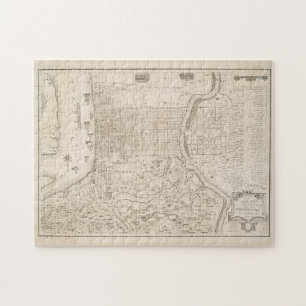 Puzzle Mapa de época de Filadelfia PA (1802)