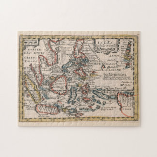 Puzzle Mapa de época de Indonesia y Filipinas 1659