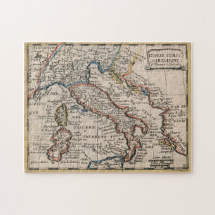 Puzzle Mapa de época de Italia (1659)