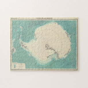 Puzzle Mapa de época de la Antártida (1922)