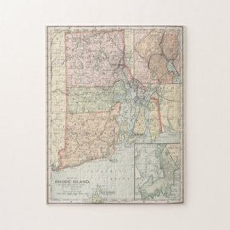Puzzle Mapa de época de la isla de Roda (1891)