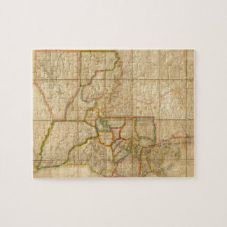 Puzzle Mapa de época de Luisiana (1816)