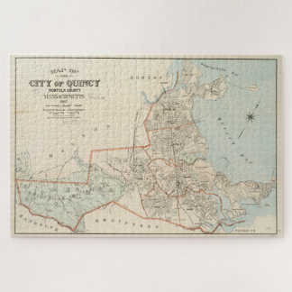 Puzzle Mapa de época de MAMÁES de Quincy (1907)