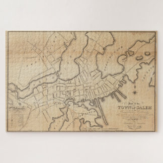 Puzzle Mapa de época de MAMÁES Salem (1820)