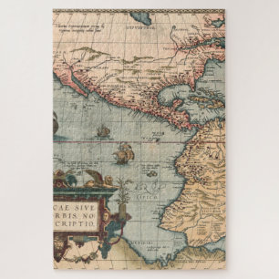 Puzzle Mapa de época de Norteamérica