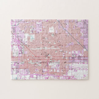 Puzzle Mapa de época de Phoenix Arizona (1952) 2