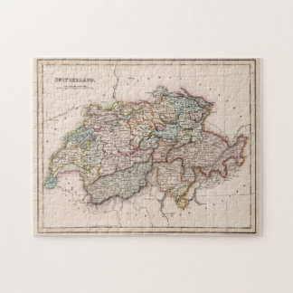 Puzzle Mapa de época de Suiza (1832)