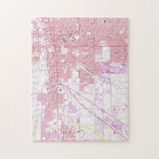 Puzzle Mapa de época de Tucson Arizona (1957)