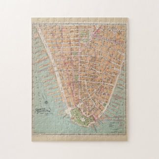Puzzle Mapa de época del bajo Manhattan (1921)