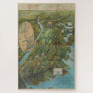 Puzzle Mapa de época del Bronx NY (1915)