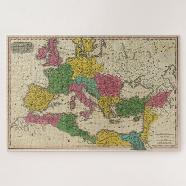 Puzzle Mapa de época del Imperio Romano (1831) (Horizontal)