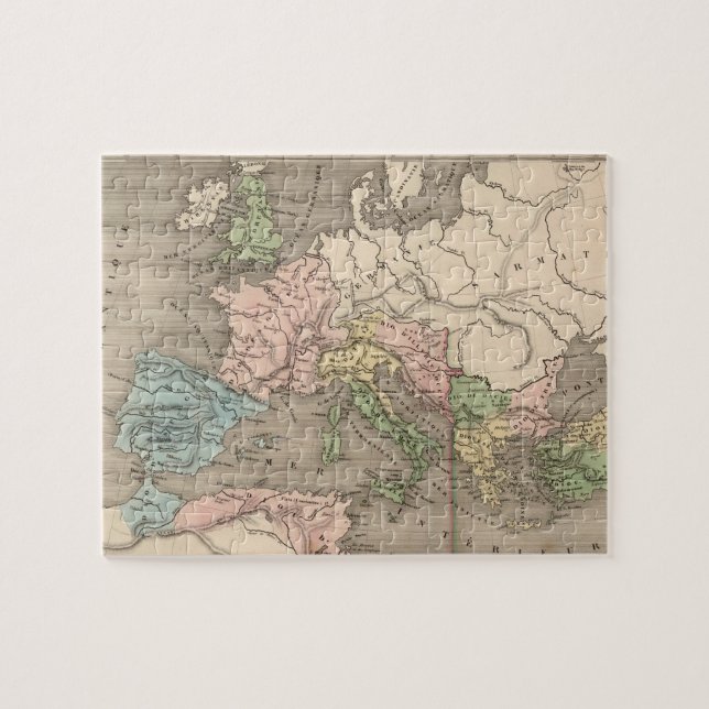 Puzzle Mapa de época del Imperio Romano (1838) (Horizontal)