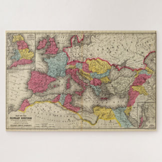 Puzzle Mapa de época del Imperio Romano (1875)