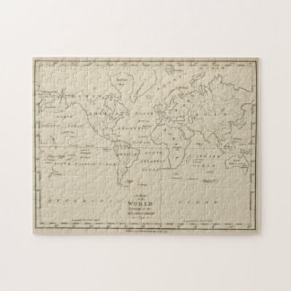 Puzzle Mapa de época del mundo (1794)