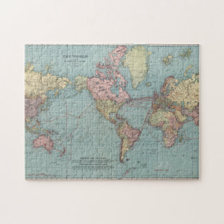 Puzzle Mapa de época del mundo (1912)