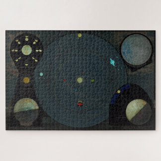 Puzzle Mapa de época del sistema solar (1887)