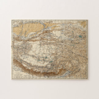 Puzzle Mapa de época del Tíbet (1906)