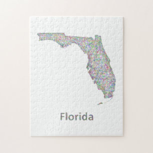 Puzzle Mapa de Florida