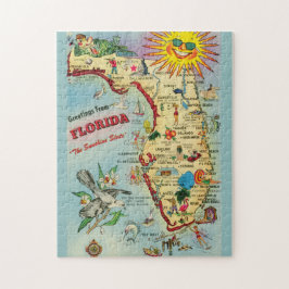 Puzzle Mapa de Florida 11x14