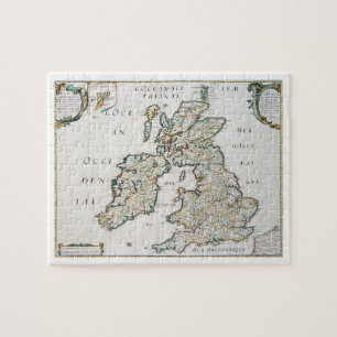 Puzzle Mapa de Gran Bretaña y de Irlanda, París publica
