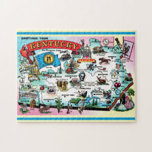 Puzzle Mapa de Kentucky