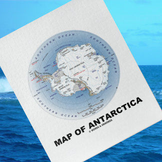 Puzzle Mapa De La Antártida (Geografía)