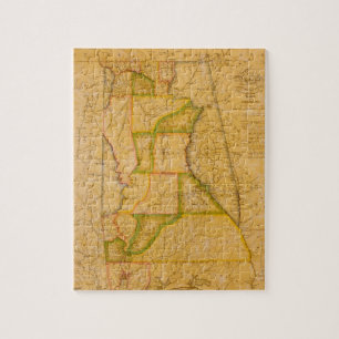 Puzzle Mapa de la época de Alabama de John Melish (1820)