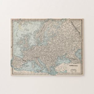 Puzzle Mapa de la época de Europa (1893)
