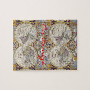 Puzzle Mapa de la época de viajero del mundo Thunder_Cov