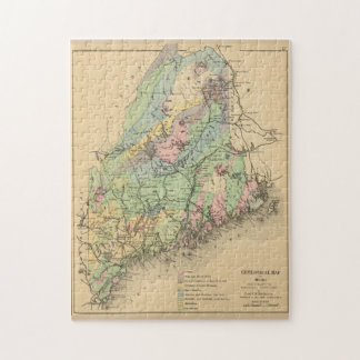 Puzzle Mapa de la geología de los animales domésticos de