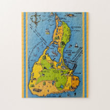Mapa de la Isla Block 11x14