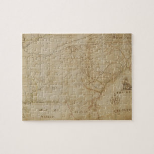 Puzzle Mapa de la parte del sudeste de Norteamérica, 172