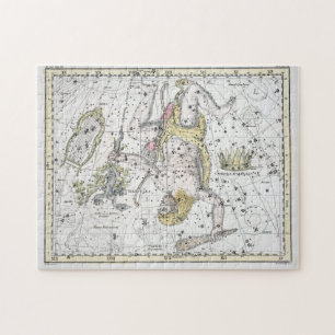 Puzzle Mapa de la placa VIII de las constelaciones