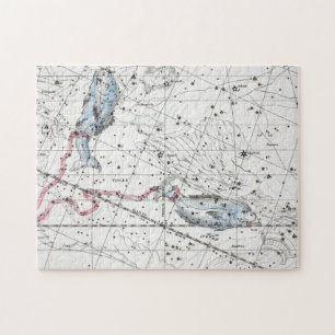 Puzzle Mapa de la placa XXII de las constelaciones