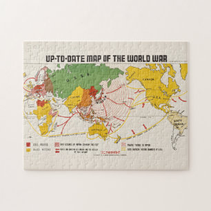 Puzzle Mapa de la Segunda Guerra Mundial