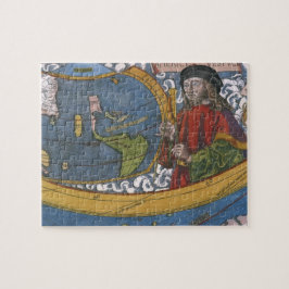 Puzzle Mapa de las Américas con Explorer Amerigo Vespucci