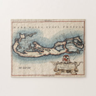 Puzzle Mapa de las Bermudas (1694)