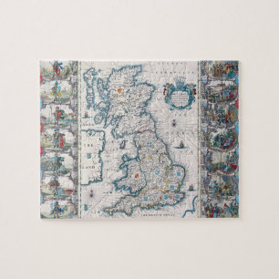 Puzzle Mapa de las Islas Británicas 2
