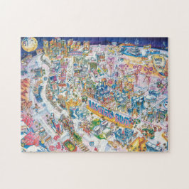 Puzzle Mapa de Las Vegas