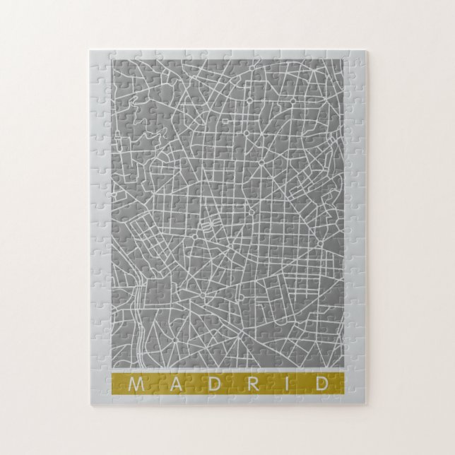 Puzzle Mapa de Madrid (Vertical)