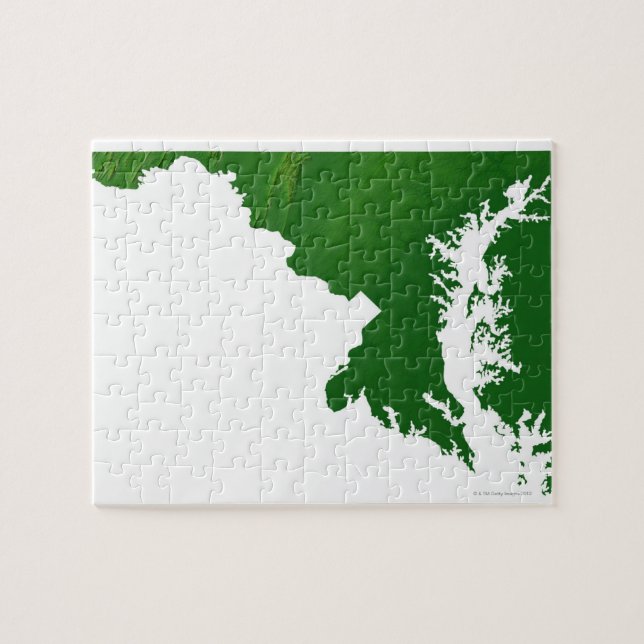 Puzzle Mapa de Maryland 3 (Horizontal)