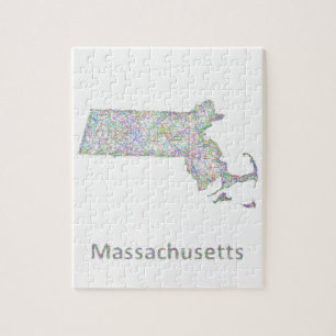Puzzle Mapa de Massachusetts